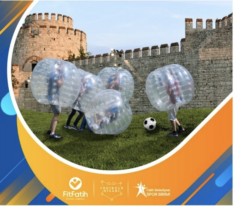 Bubble Football at Yedikule Fortress