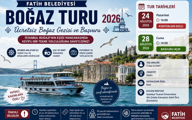 Fatih Municipality Bosphorus Crui..