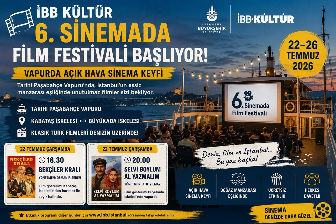 6th Cinema on the Ferry Festival in Istanbul (2026): Watch Classic Turkish Films Aboard the Historic