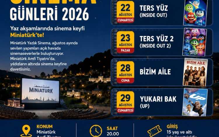 Miniatürk Open-Air Cinema 2026: A..