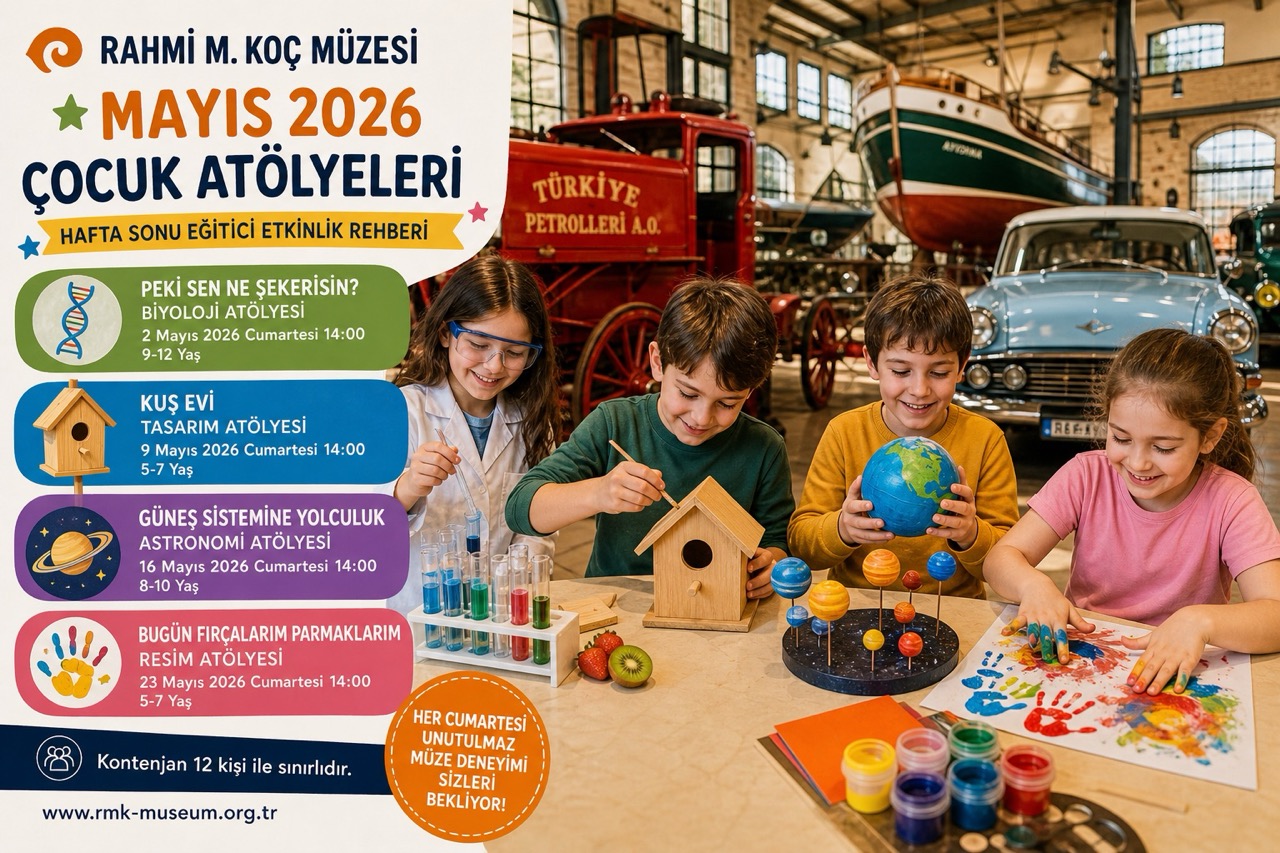 Rahmi M. Koç Museum Kids Workshops May 2026: Weekend Activities in Istanbul