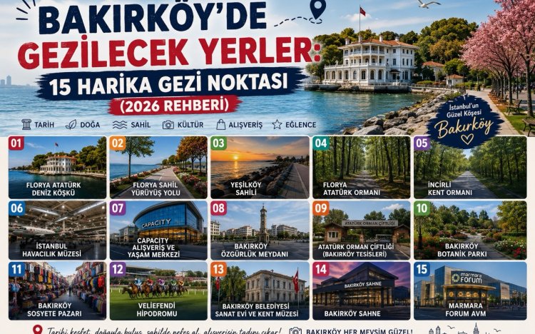 Bakırköy'de Gezilecek Yerler: 15 ..