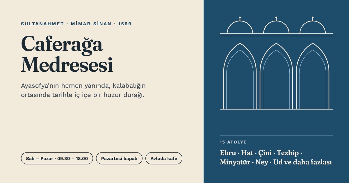 Caferağa Medresesi: Ziyaret Saatleri, Kursları ve Kafesi