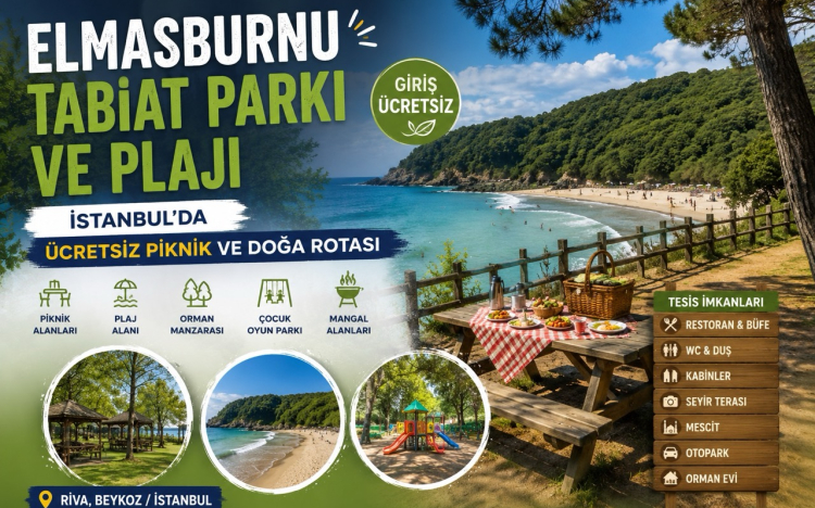 Elmasburnu Tabiat Parkı ve Plajı:..
