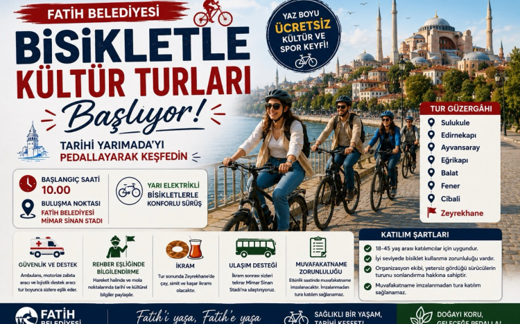 Fatih Belediyesi Bisikletle Kültü..