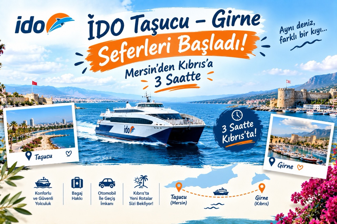 İDO Taşucu – Girne Seferleri: Saatler, Süre ve Bilet Fiyatı