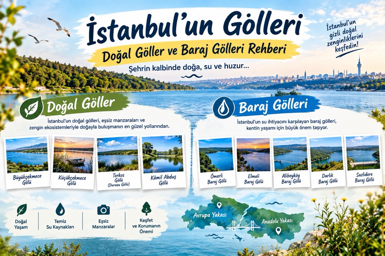 İstanbul’un Gölleri: Doğal Göller ve Baraj Gölleri Rehberi