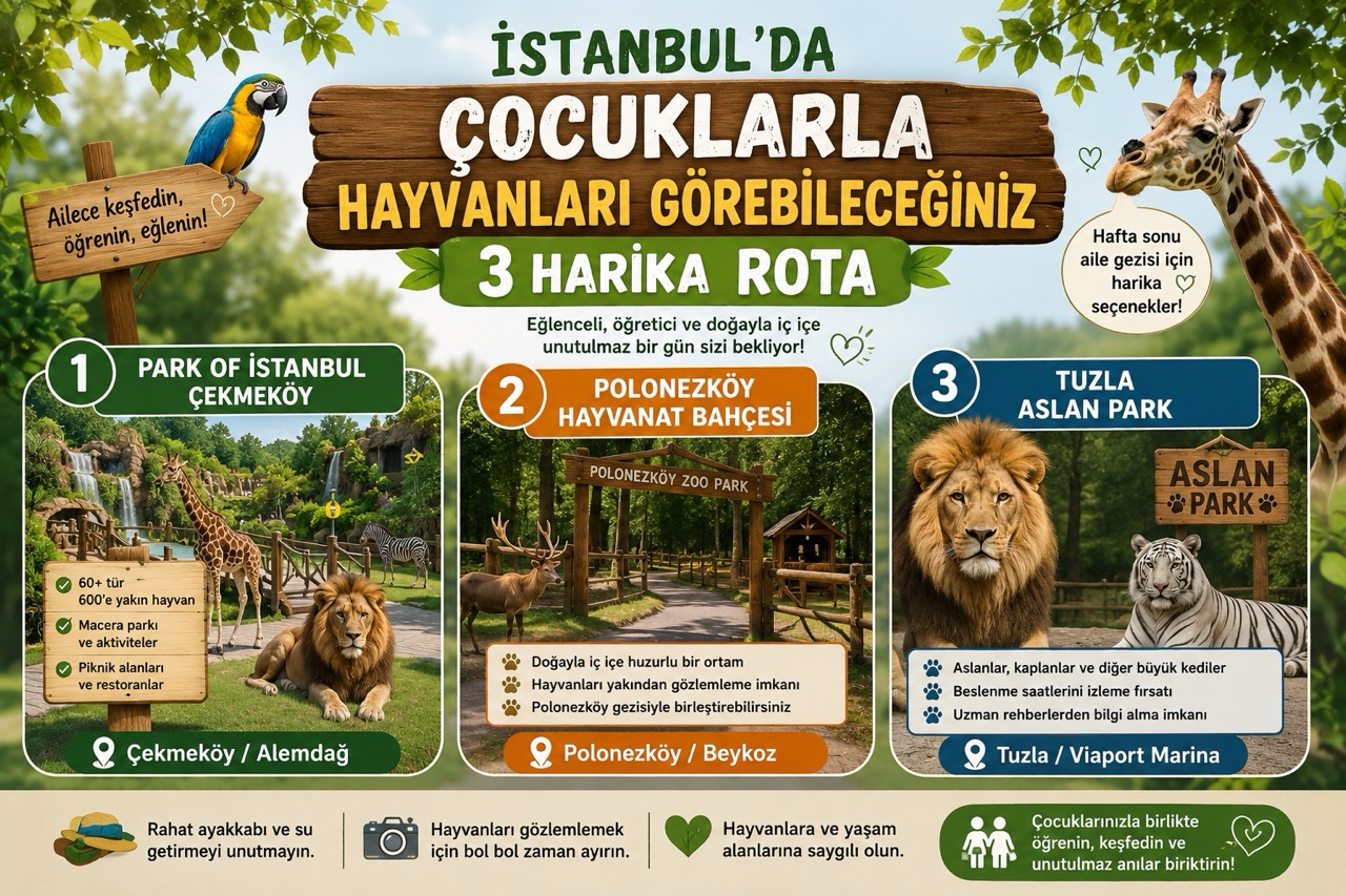 İstanbul’da Çocuklarla Hayvanları Görebileceğiniz 3 Harika Rota