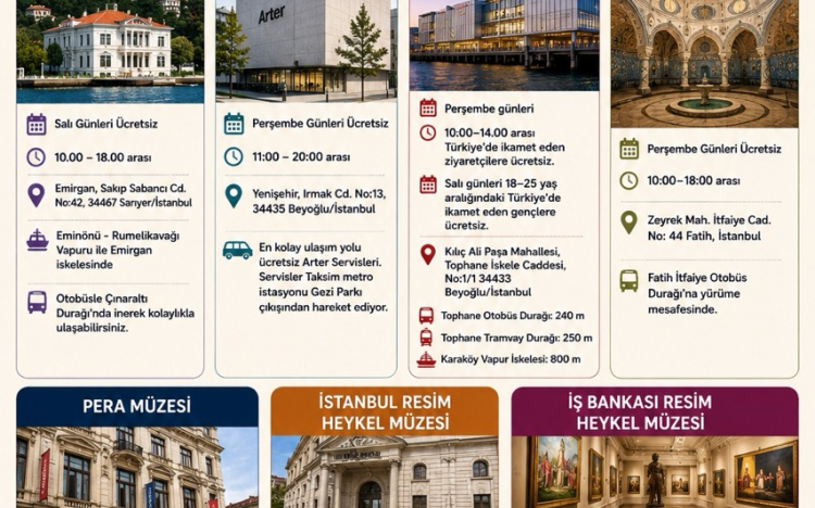 İstanbul’da Belirli Günlerde Ücre..