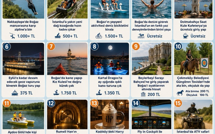 İstanbul’da Yaz Bitmeden Yapılaca..