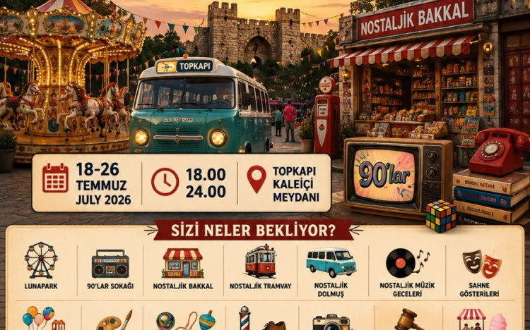Topkapı’da Nostalji Günleri Başlı..