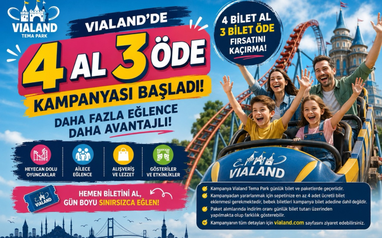 Vialand'de 4 Al 3 Öde Kampanyası ..