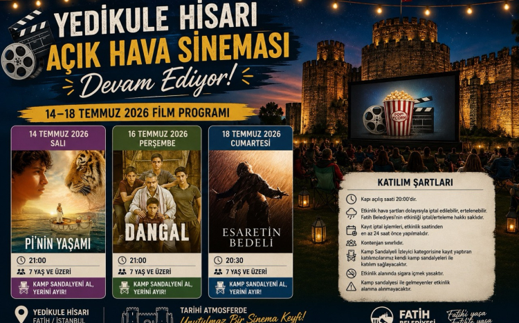 Yedikule Hisarı Açık Hava Sinemas..